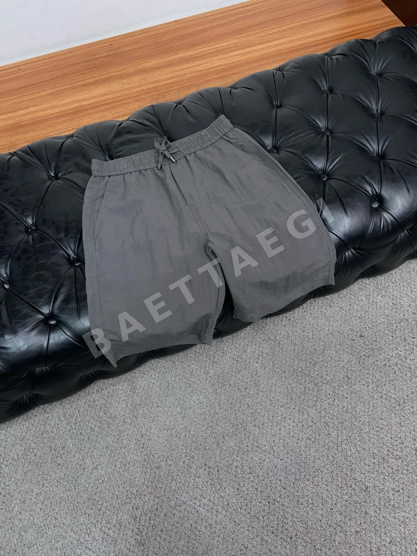 프라다 고급 코튼 남성 반바지 상세 이미지 6