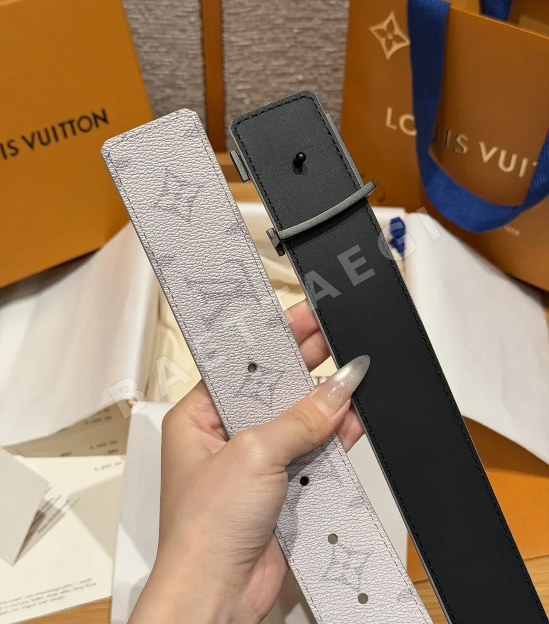 루이비통 이니셜 메탈 버클 40mm 리버시블 벨트 상세 이미지 7