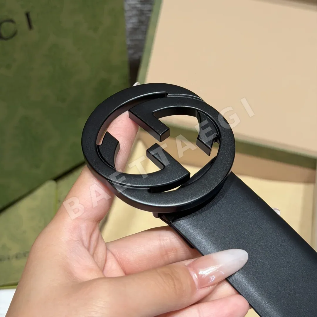 구찌 인터로킹 G 가죽 벨트 40mm 상세 이미지 5