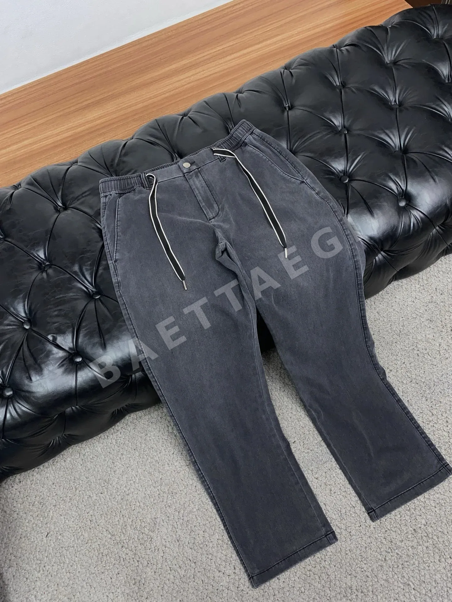 브루넬로쿠치넬리 린넨 코튼 데님 남성 바지 상세 이미지 6