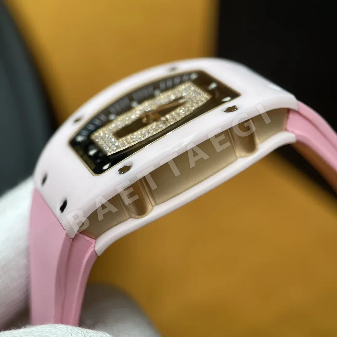 리차드밀 RM07-01 핑크 세라믹 사파이어 티타늄 다이아 남성 시계 레플리카 44971 Richard Mille 상세 이미지 5