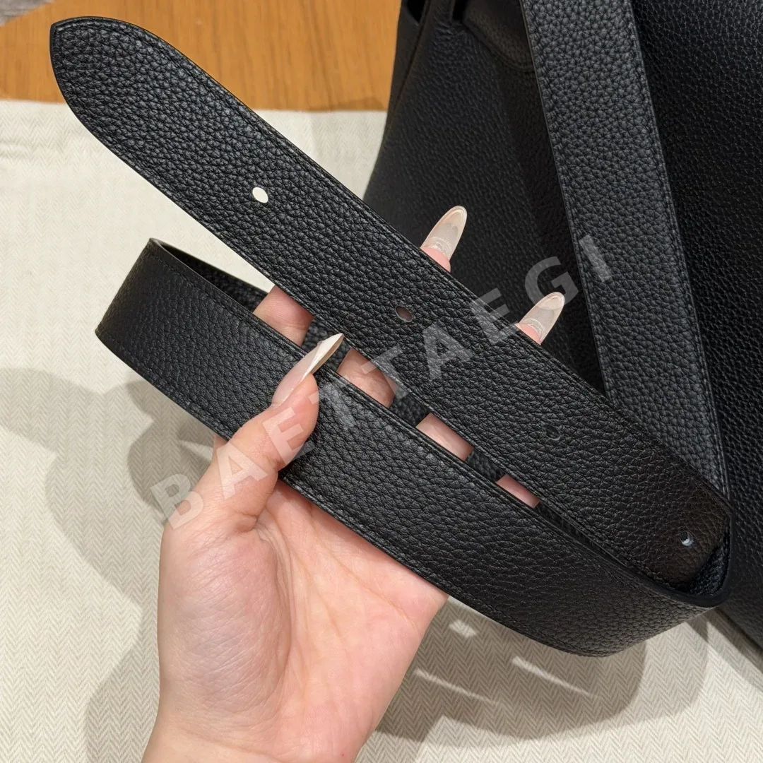 에르메스 켈리 메신저 가방 블랙 토고 가죽 상세 이미지 8