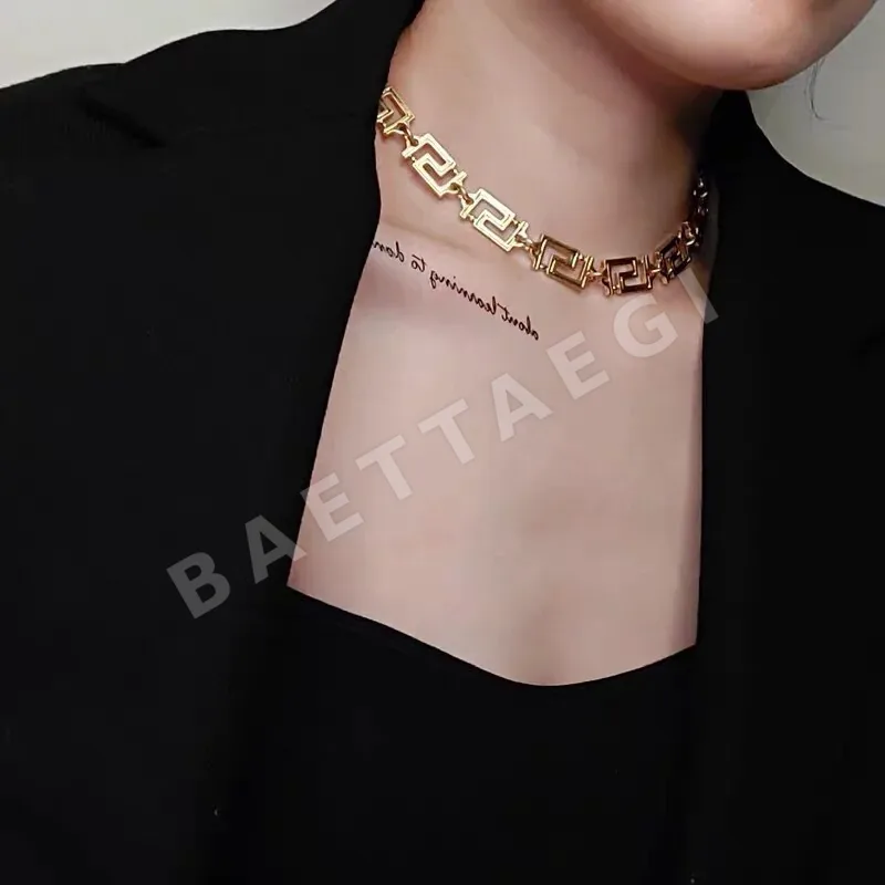 베르사체 메두사 로고 황동 목걸이 상세 이미지 3