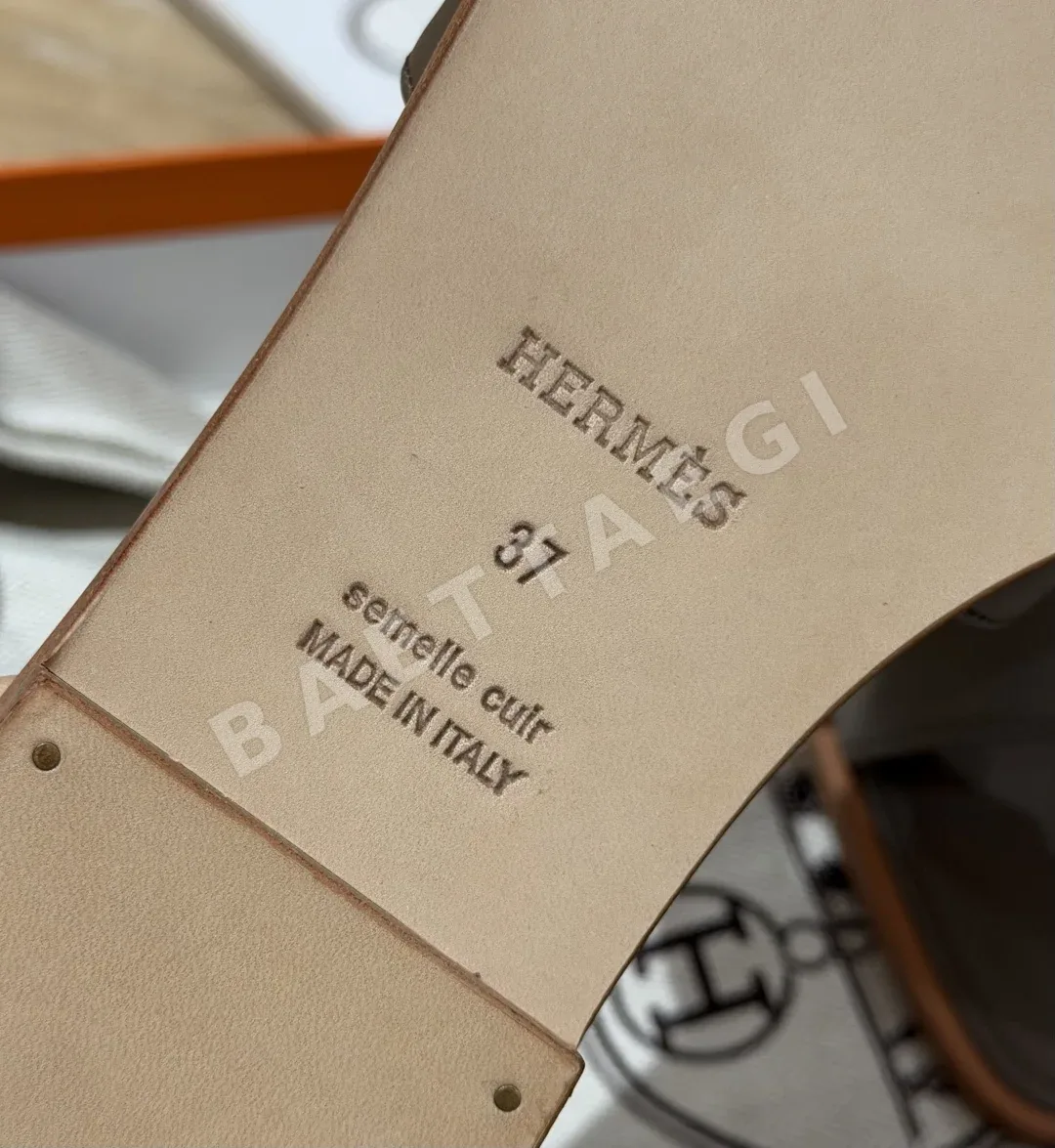 에르메스 오란 샌들 Leather 클래식 H 컷아웃 상세 이미지 6