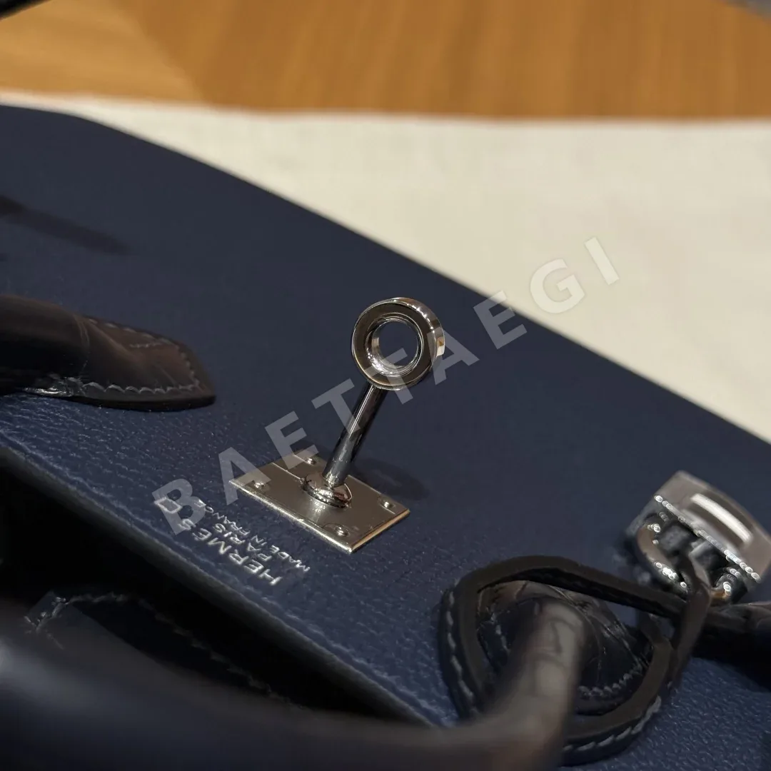 에르메스 버킨 25 블루 사파이어 가방 상세 이미지 7