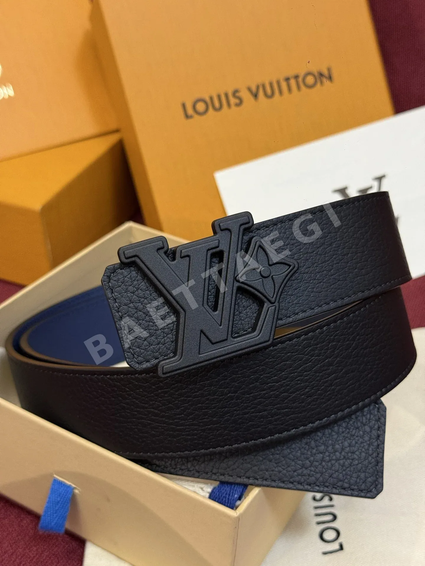 루이비통 다미에 LV 리버시블 벨트 상세 이미지 6