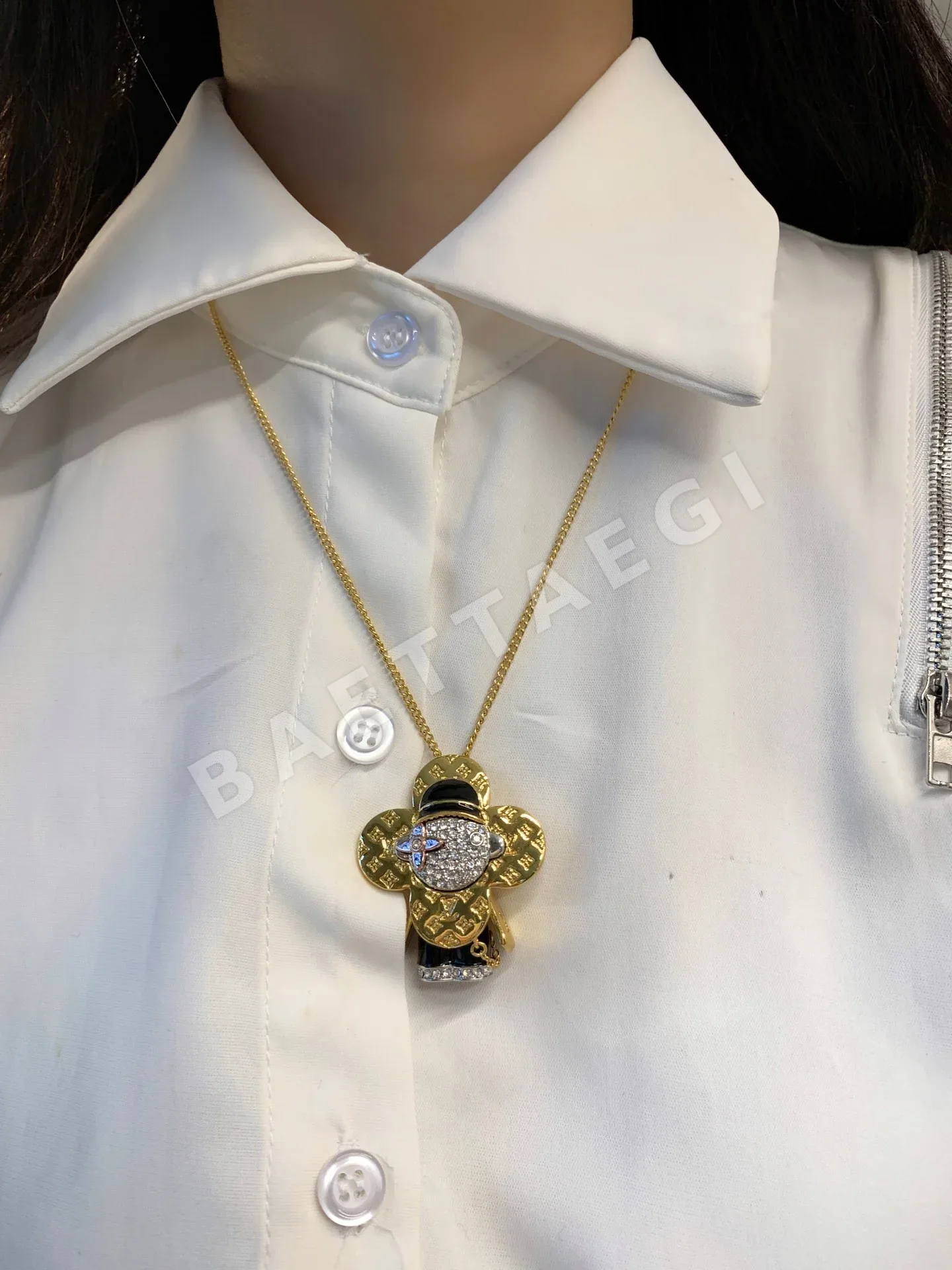 루이비통 해바라기 목걸이 상세 이미지 3