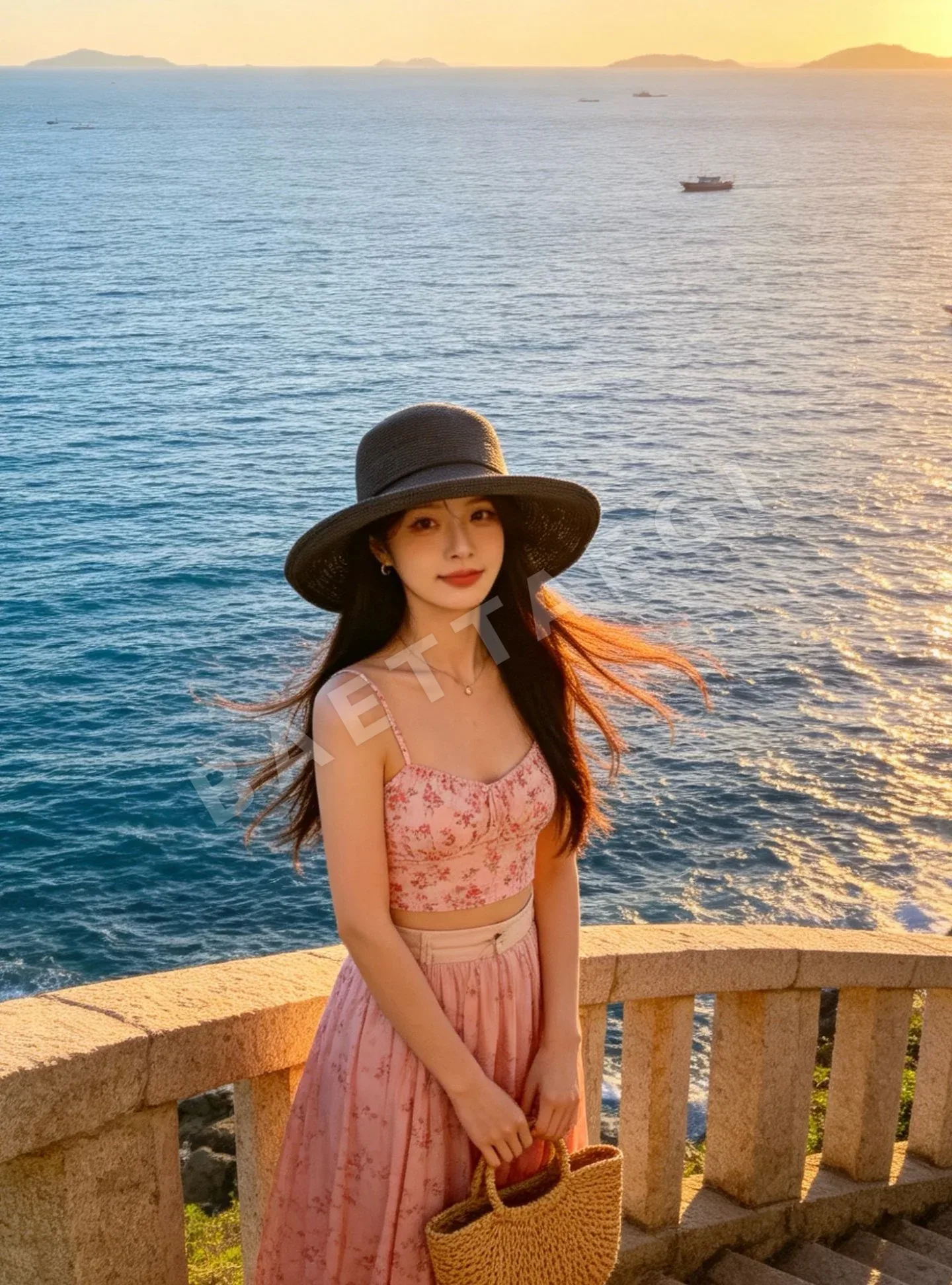 샤넬 파피루스 코바늘 보울 햇 모자 상세 이미지 4