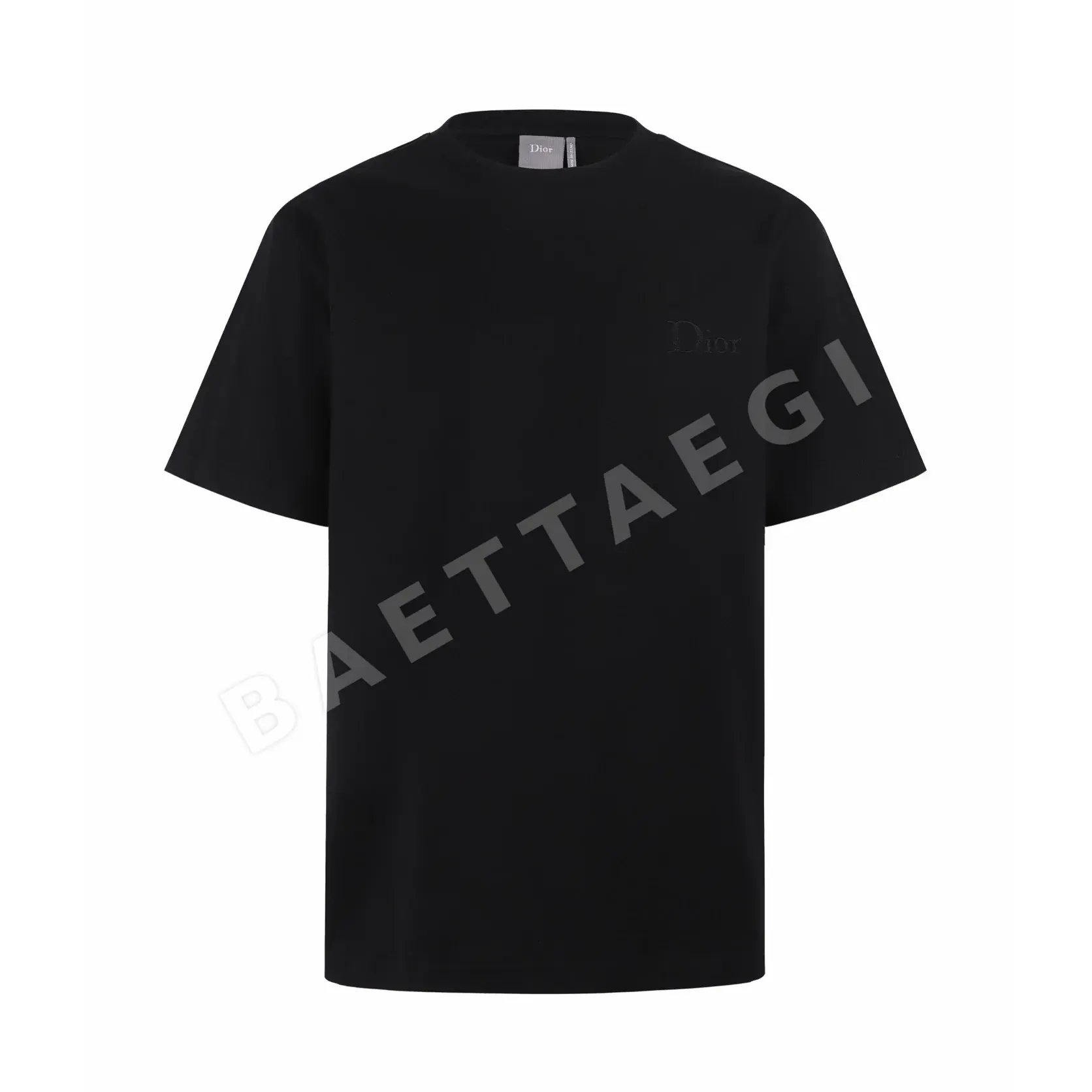 디올 자수 코튼 반팔 티셔츠 P140