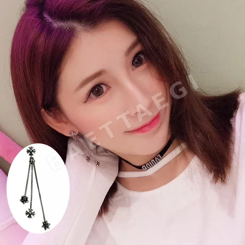 크롬하츠 별 모양 실버 귀걸이 상세 이미지 8