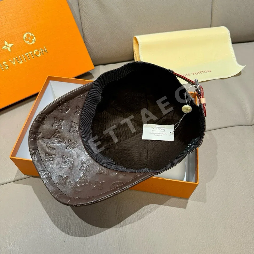 루이비통 천연가죽 프린트 버클 조절 야구모자 상세 이미지 8