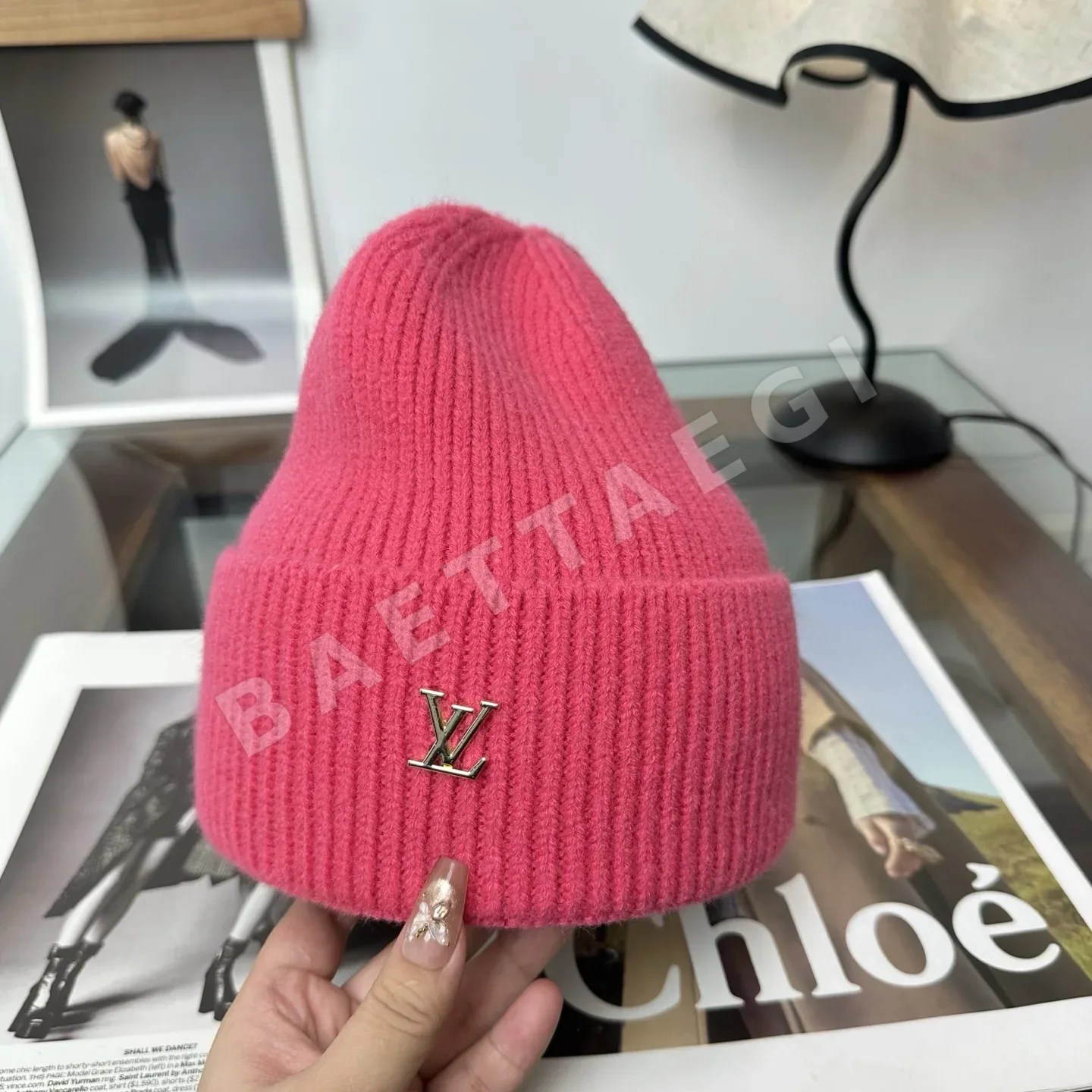 루이비통 LV 니트 비니 모자 상세 이미지 8