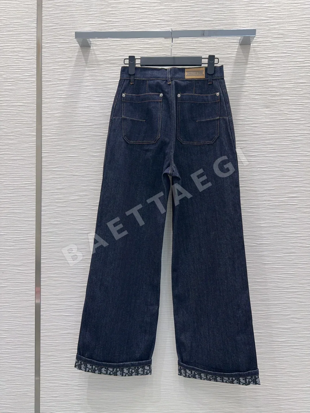 디올 여성 데님 바지 상세 이미지 9