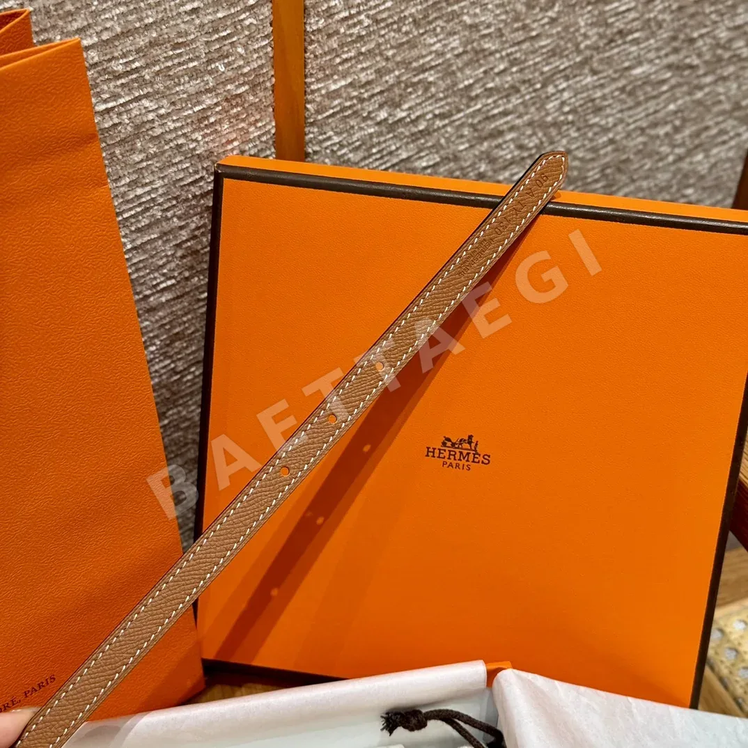 에르메스 셰느당크르 링크 금도금 버클 벨트 상세 이미지 6