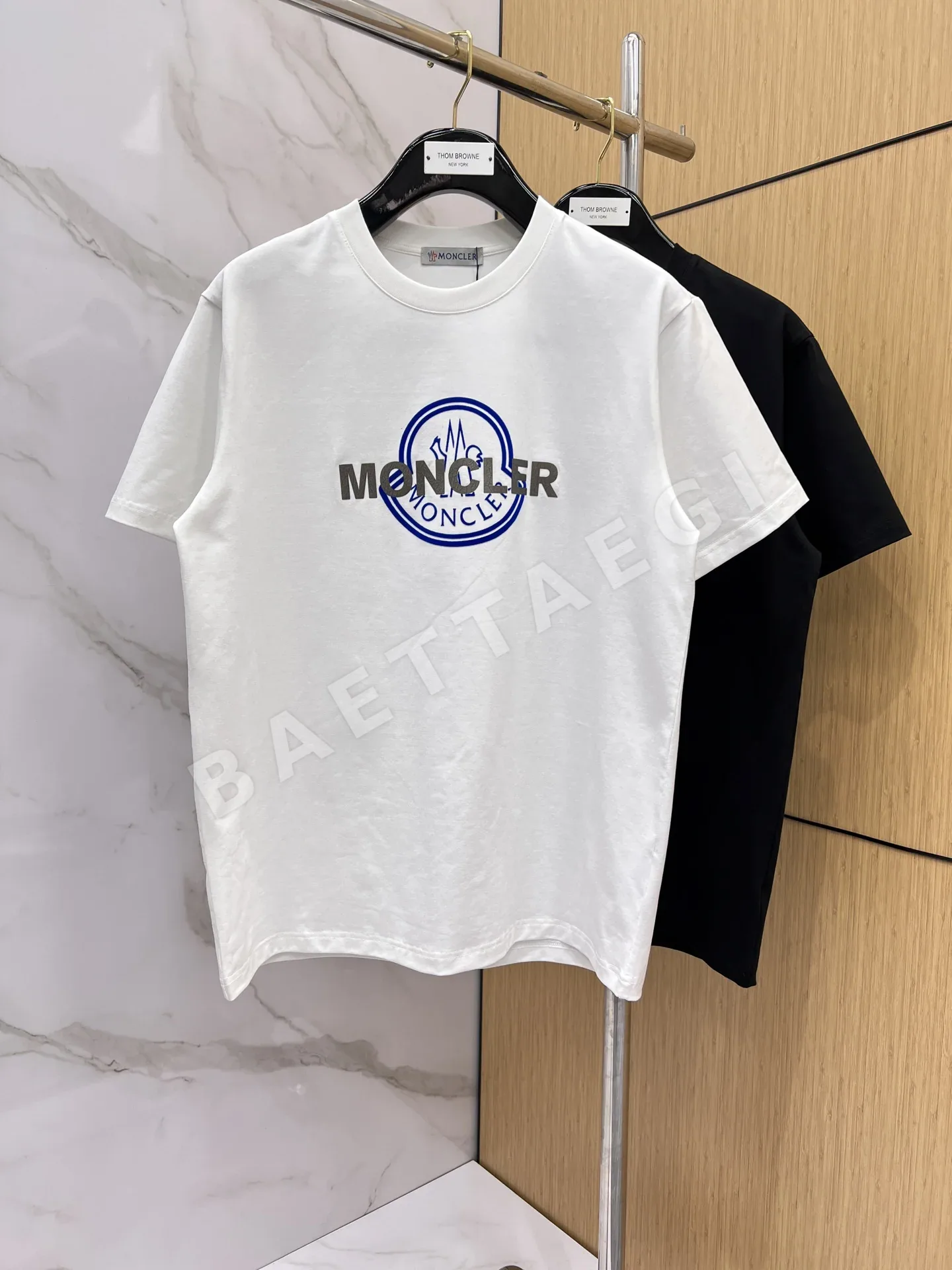 몽클레르 여성 크루넥 반팔 티셔츠 상세 이미지 10