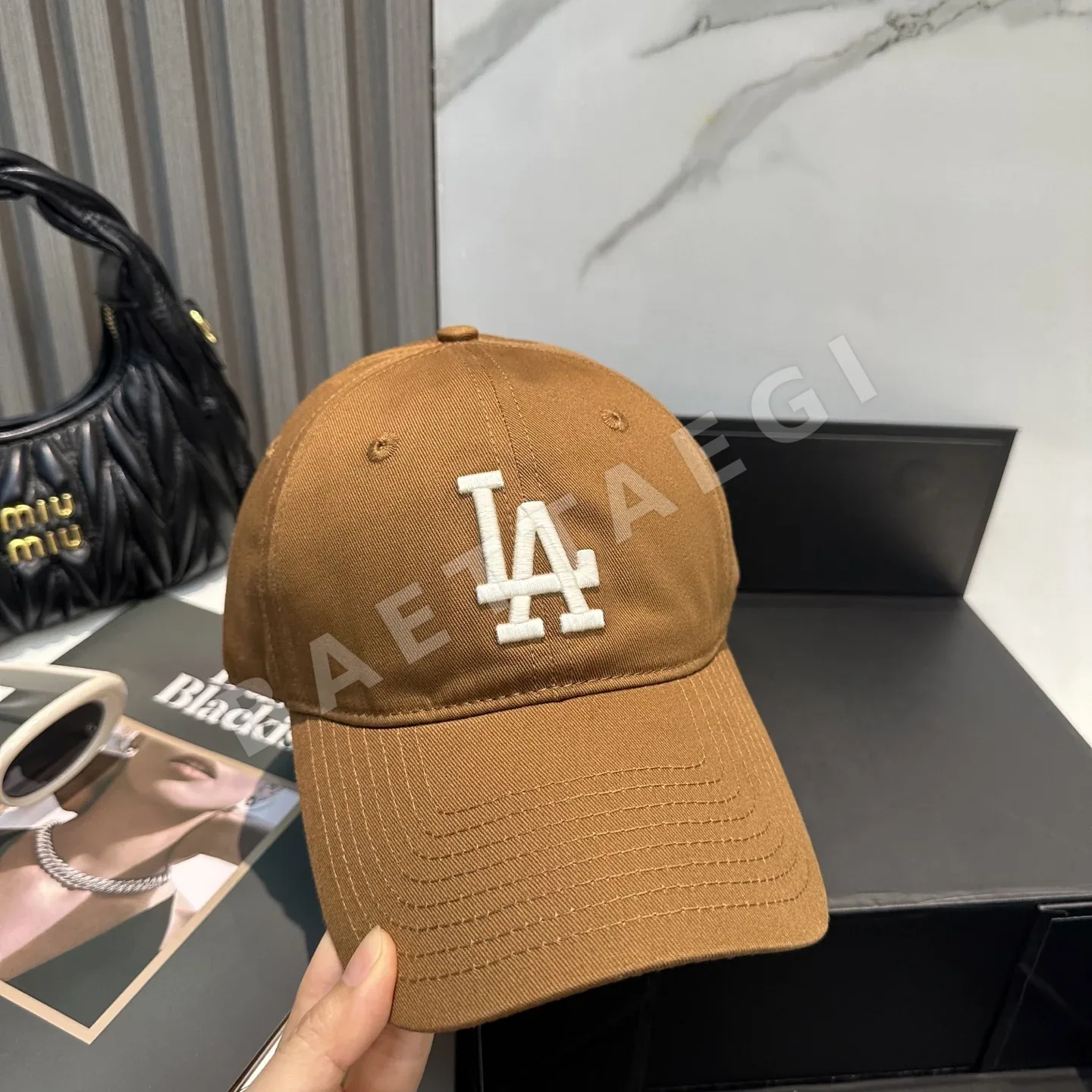 MLB 3D 자수 레트로 베이스볼캡 상세 이미지 5