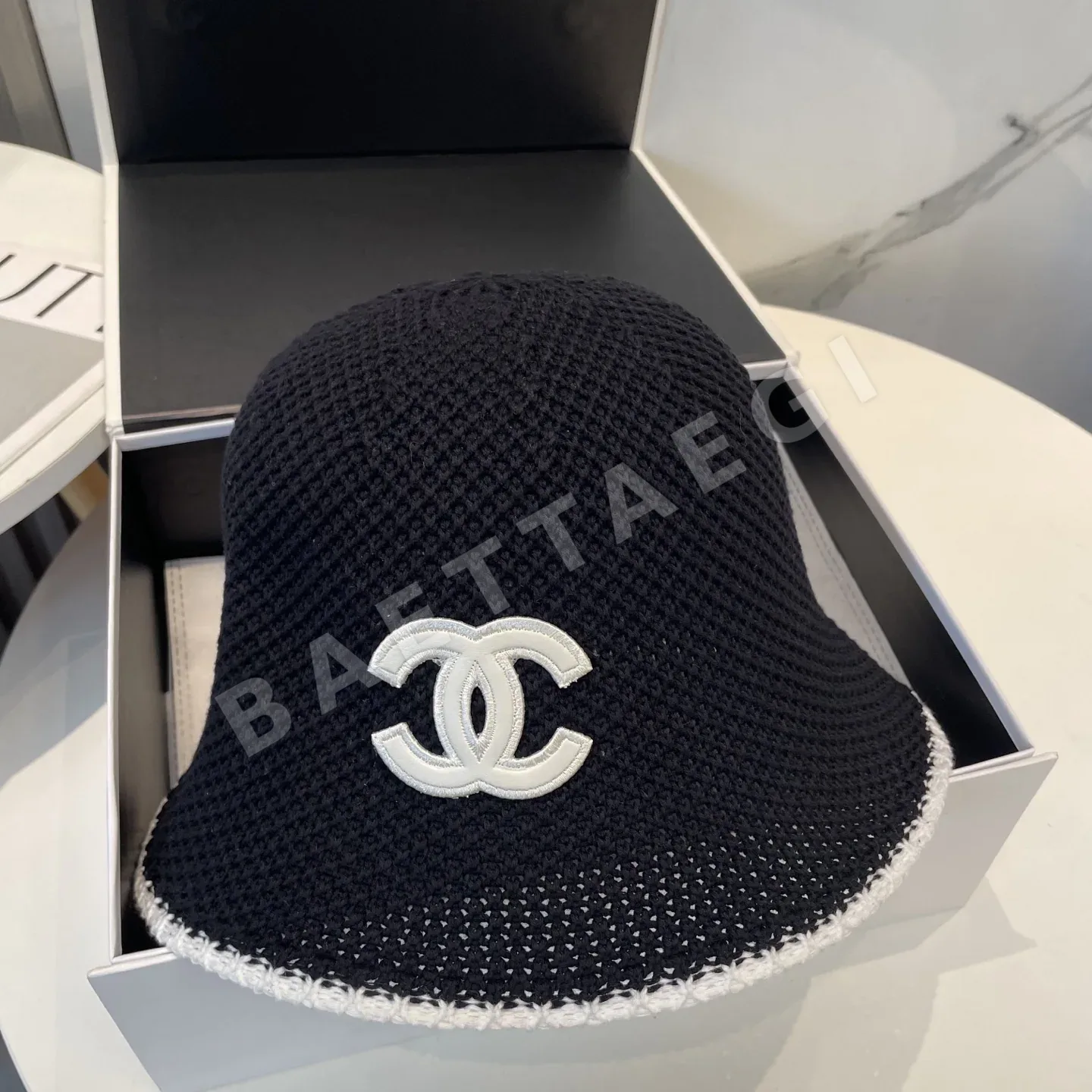 샤넬 25c 램스킨 버킷 햇 모자 상세 이미지 7