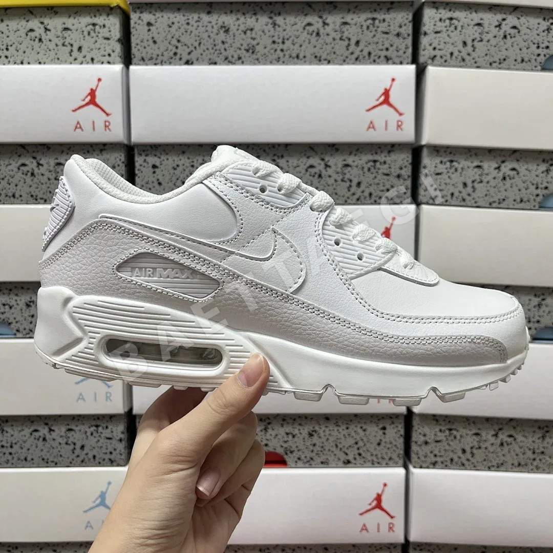 나이키 [MAX] 에어 맥스 90 CZ5594-100 201057 Nike Air Max 90 Leather Triple White 상세 이미지 13