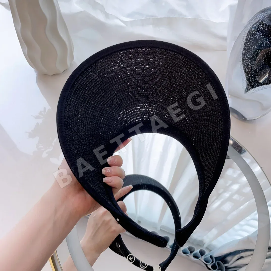 샤넬 꽈배기 머리핀 장식 바이저 캡 상세 이미지 4