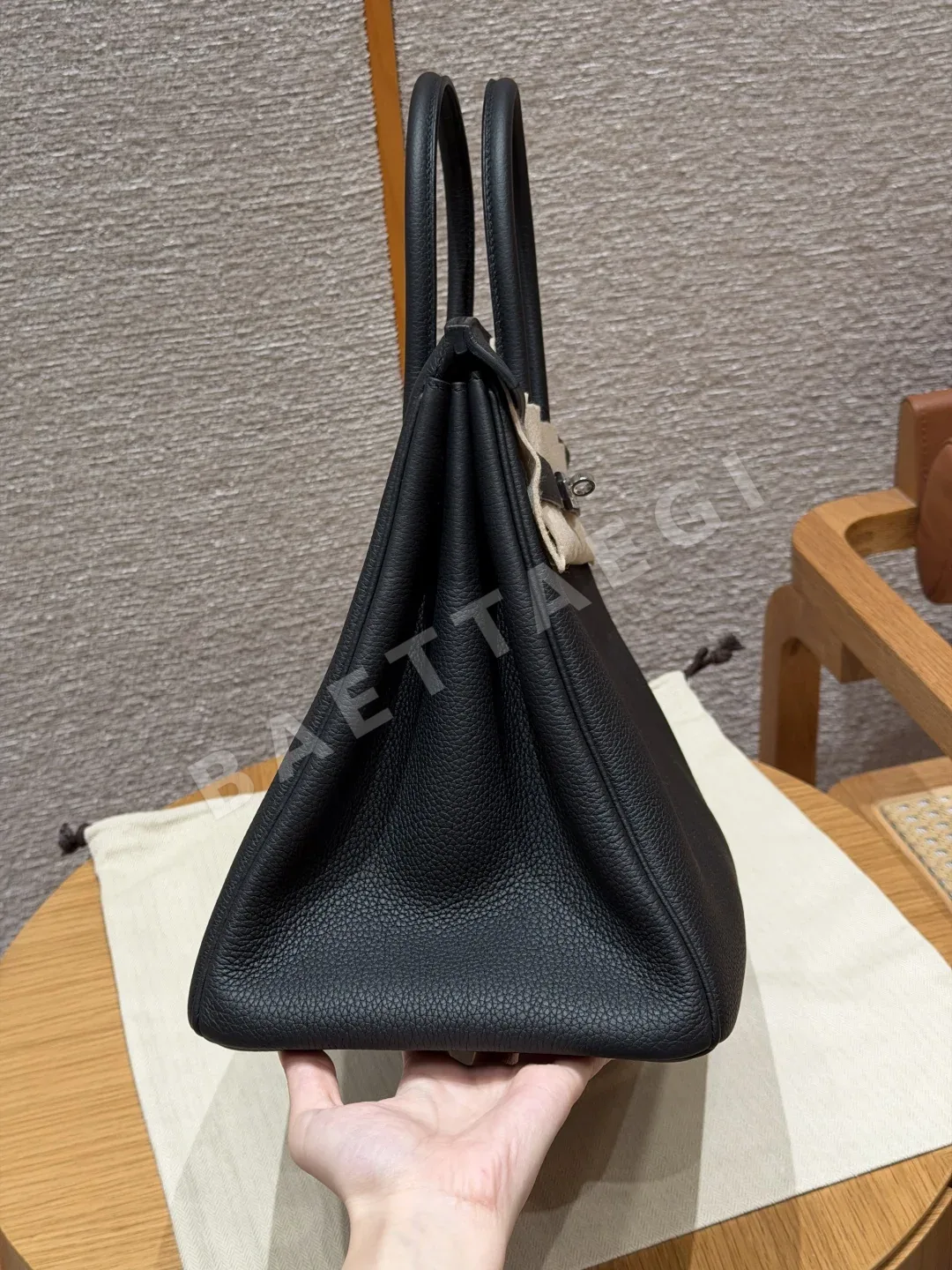 에르메스 버킨 토고 가죽 지갑 상세 이미지 3