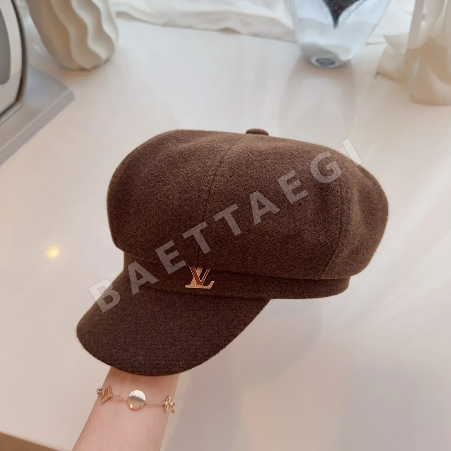 루이비통 울 소재 팔각형 덕빌 모자 상세 이미지 7