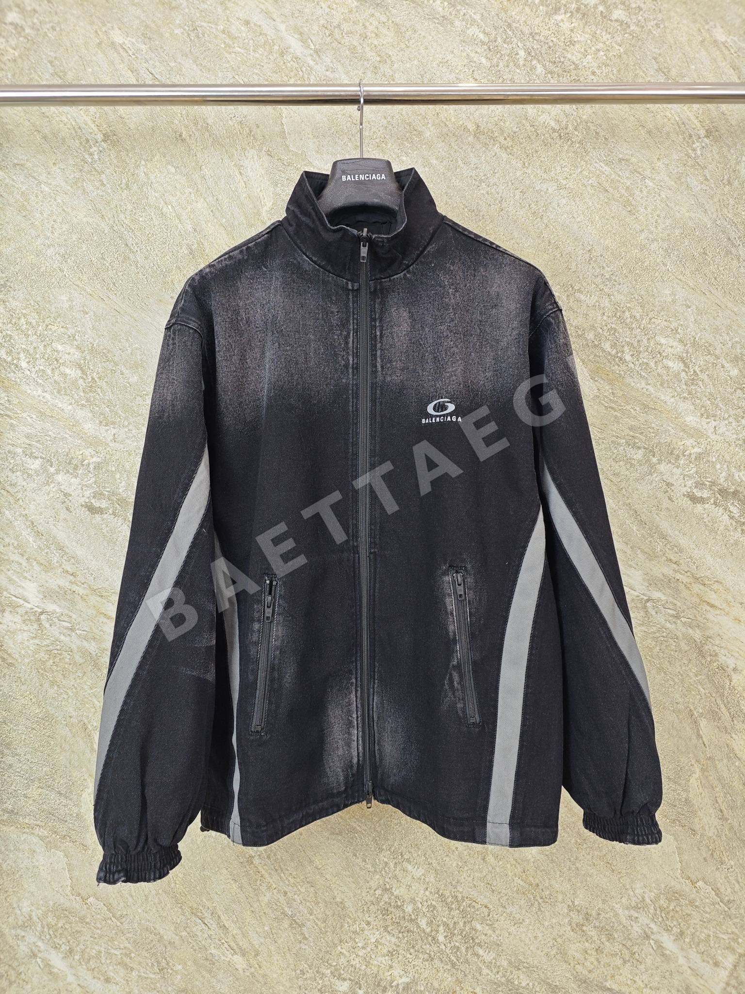 발렌시아가 리버시블 패치워크 데님 자켓 157678