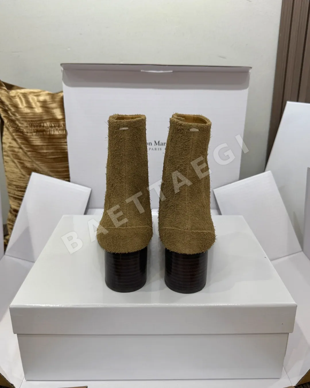 마르지엘라 타비 레더 앵클 부츠 상세 이미지 8