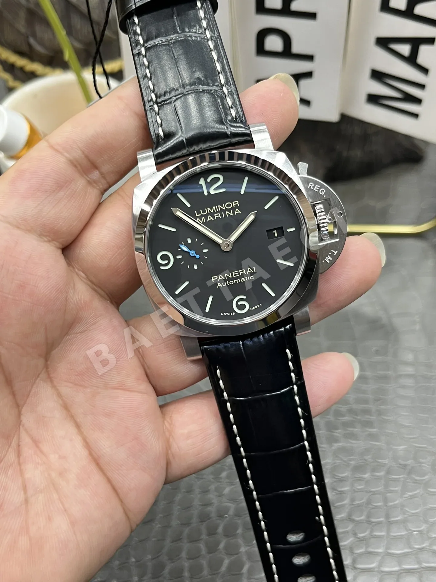파네라이 PAM9010 자동 시계 상세 이미지 3