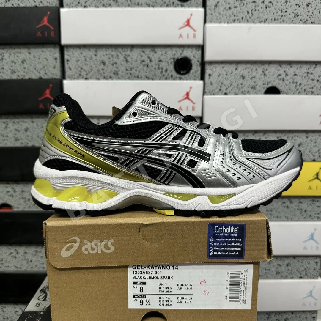 아식스 [LZ] 젤 카야노 14 1203A537-001 200566 Asics Gel-Kayano 14 Black Lemon Spark