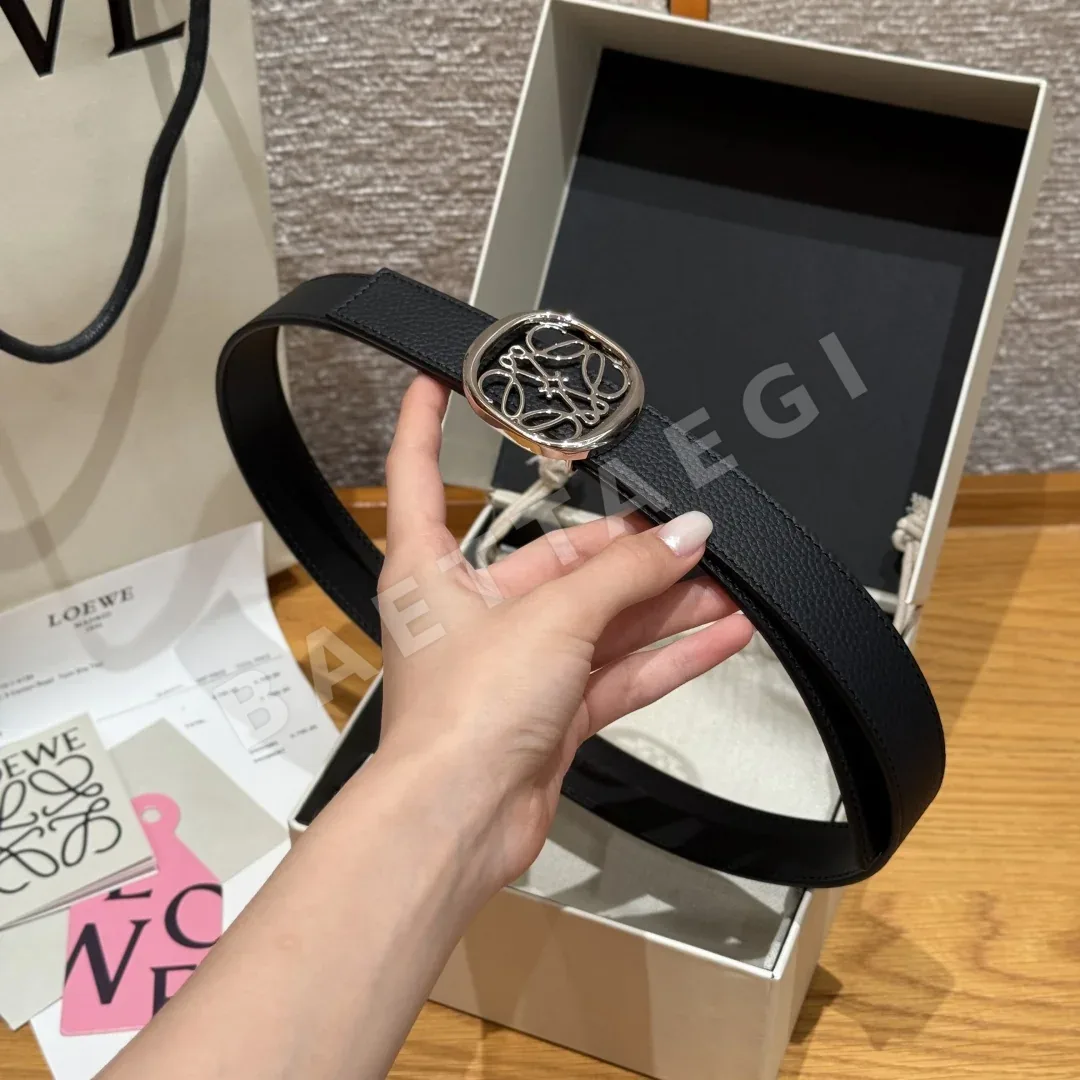 로에베 양면 가죽 벨트 2.8 cm 상세 이미지 4