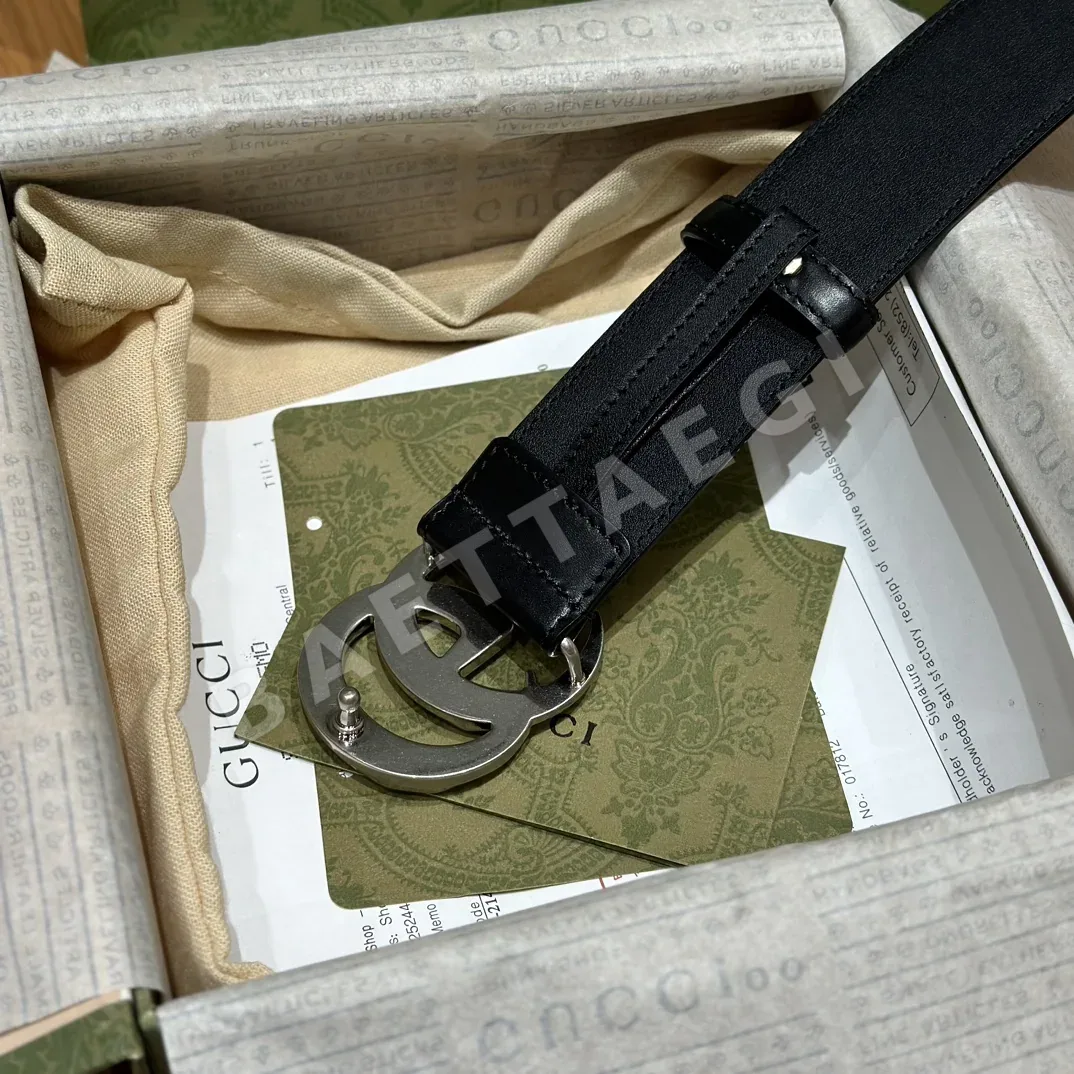 구찌 G 버클 남성 벨트 3.8 cm 상세 이미지 6
