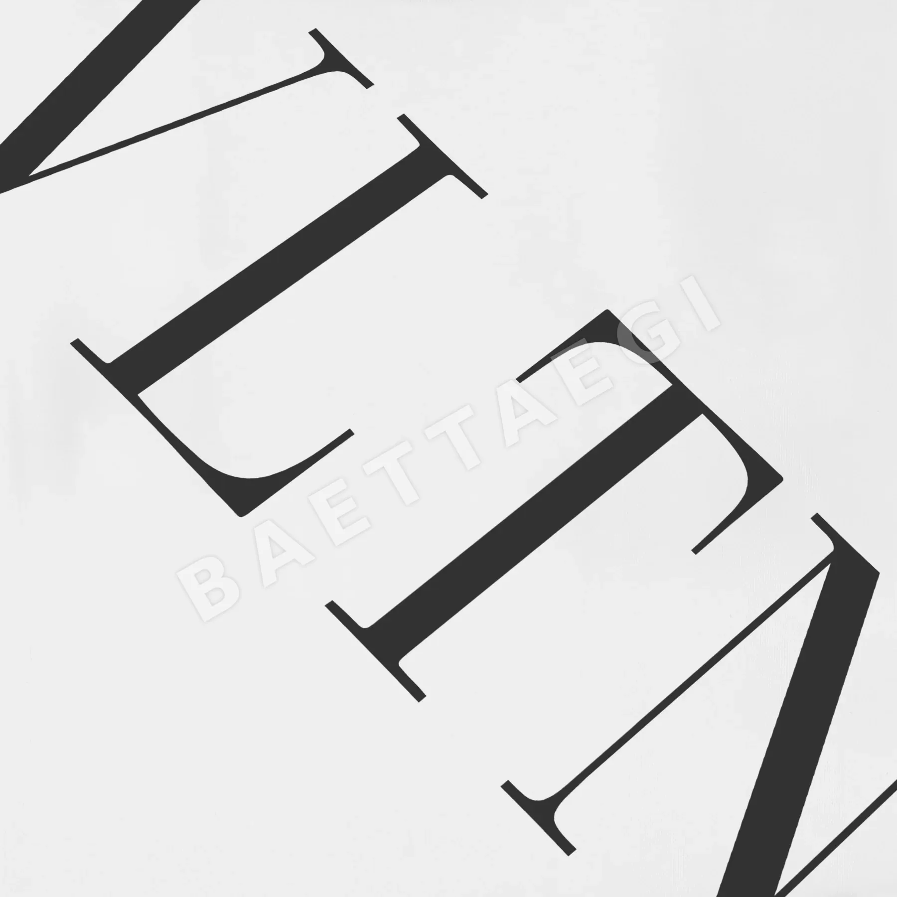 발렌티노 VLTN 클래식 로고 반팔 티셔츠 상세 이미지 8
