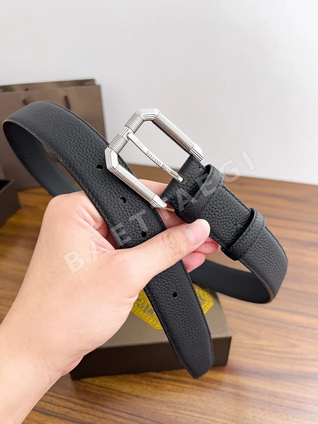 스테파노리치 스티븐 가죽 벨트 상세 이미지 6