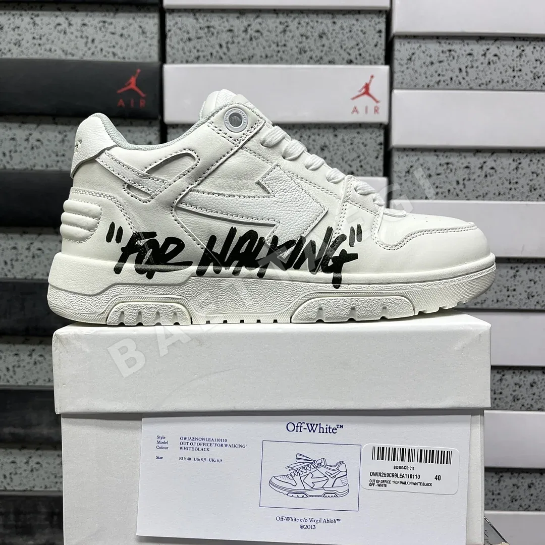 오프화이트 [KZ] 아웃 오브 오피스 OOO 로우 탑스 화이트 202520 Off White Out Of Office OOO Low Tops