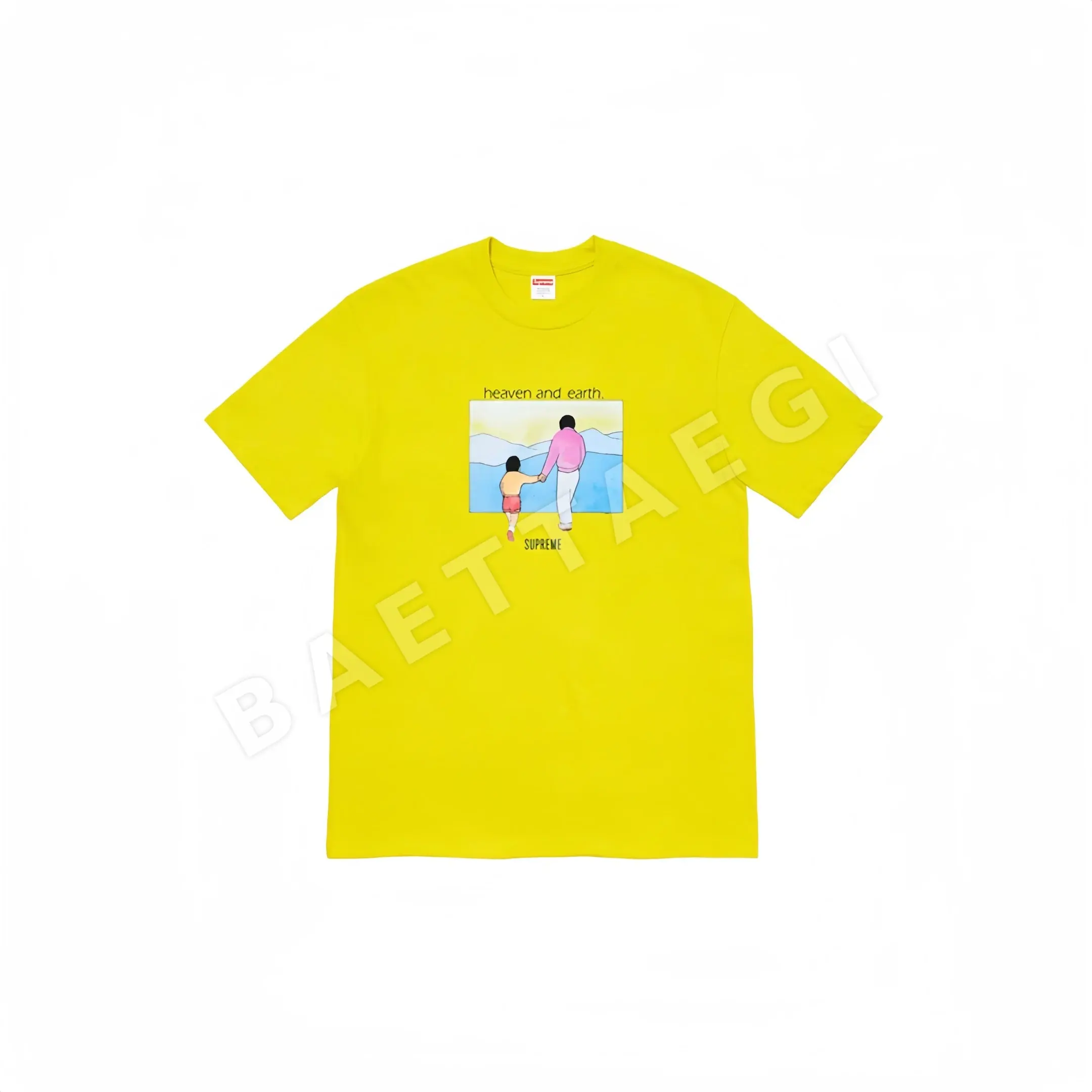 슈프림 헤븐 앤 어스 남성 반팔 티셔츠 87274