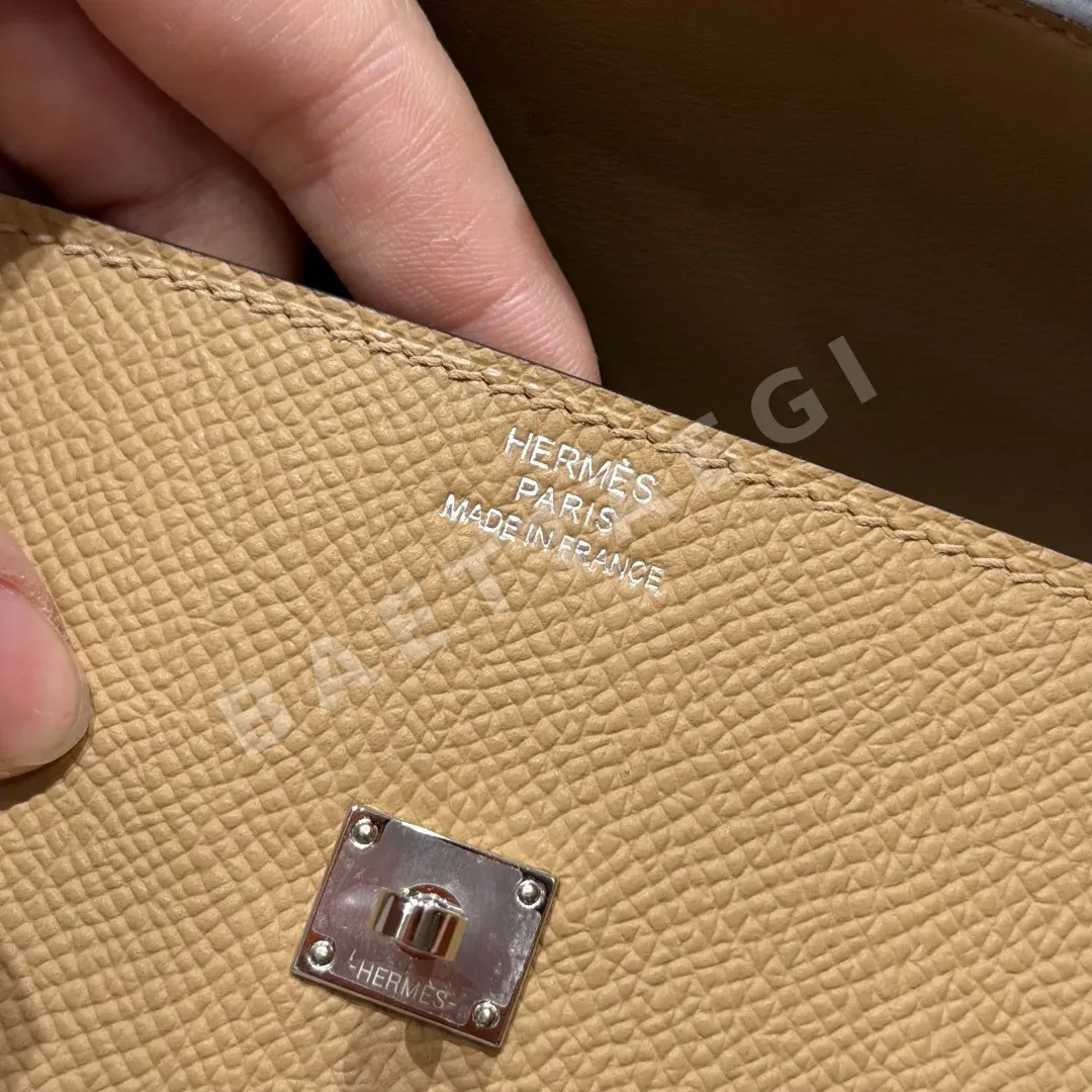 에르메스 켈리돌백 밀크티 실버 하드웨어 가방 상세 이미지 7