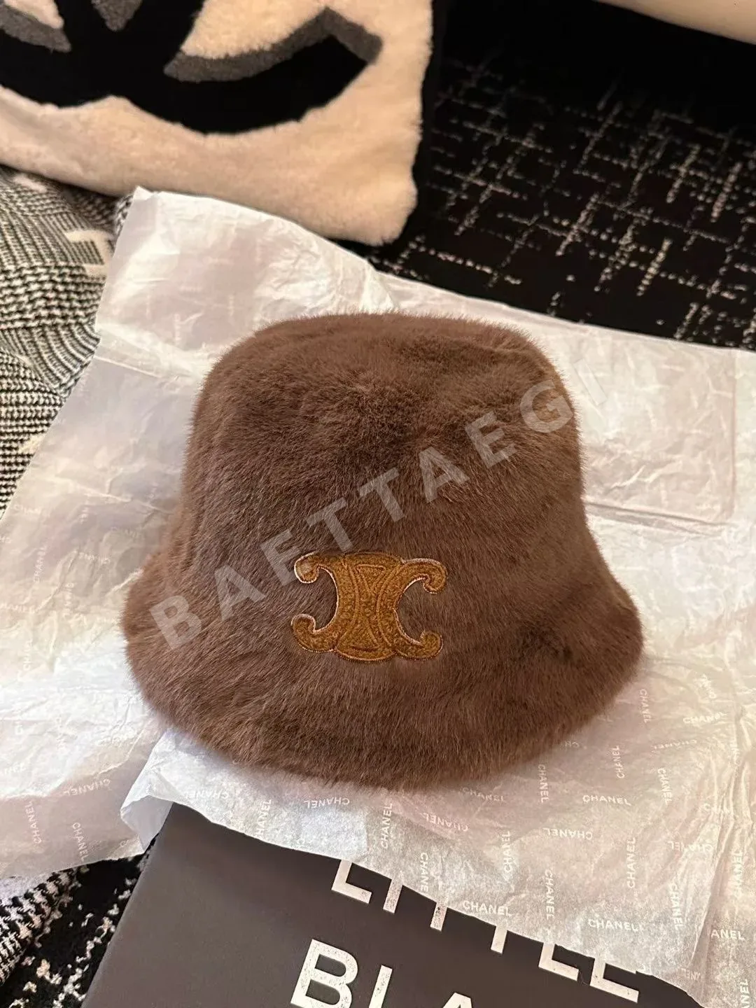 셀린느 울 버킷햇 모자 상세 이미지 3