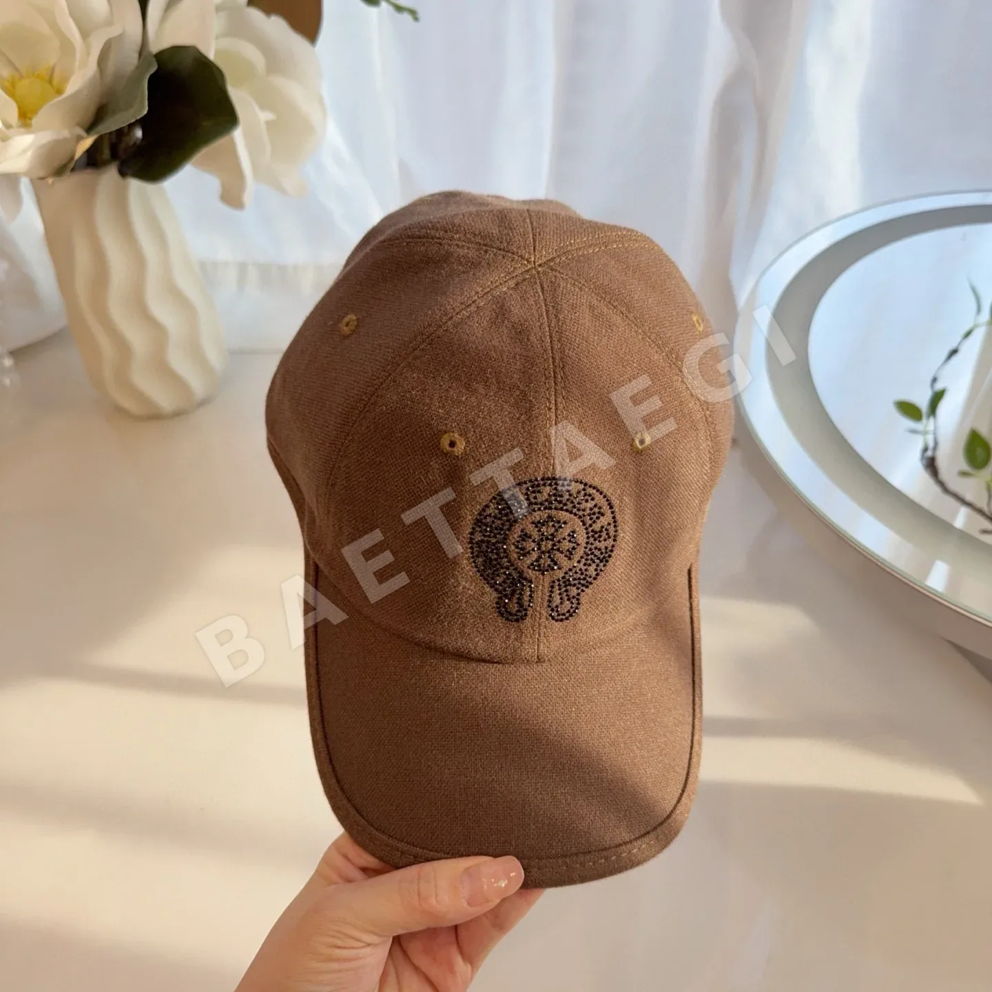 크롬하츠 기모 코튼 베이스볼 캡 상세 이미지 3