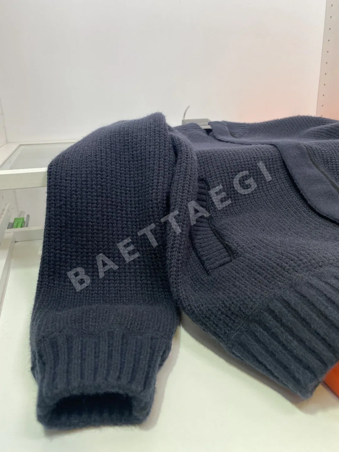 에르메스 캐시미어 혼방 스탠드 카라 남성 자켓 상세 이미지 7