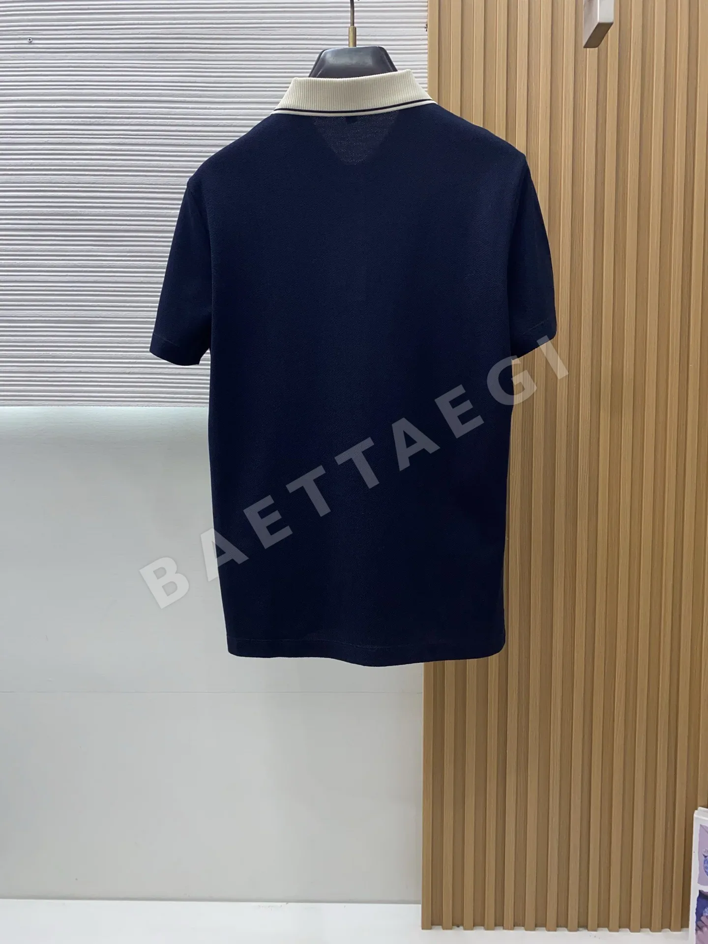 에르메스 남성 텐셀 피케 카라 반팔 셔츠 상세 이미지 9