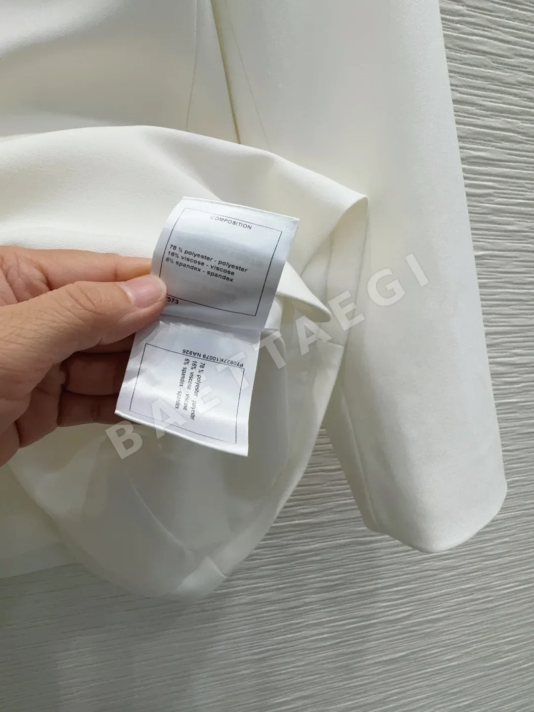 샤넬 여성 린넨 수트 자켓 상세 이미지 9