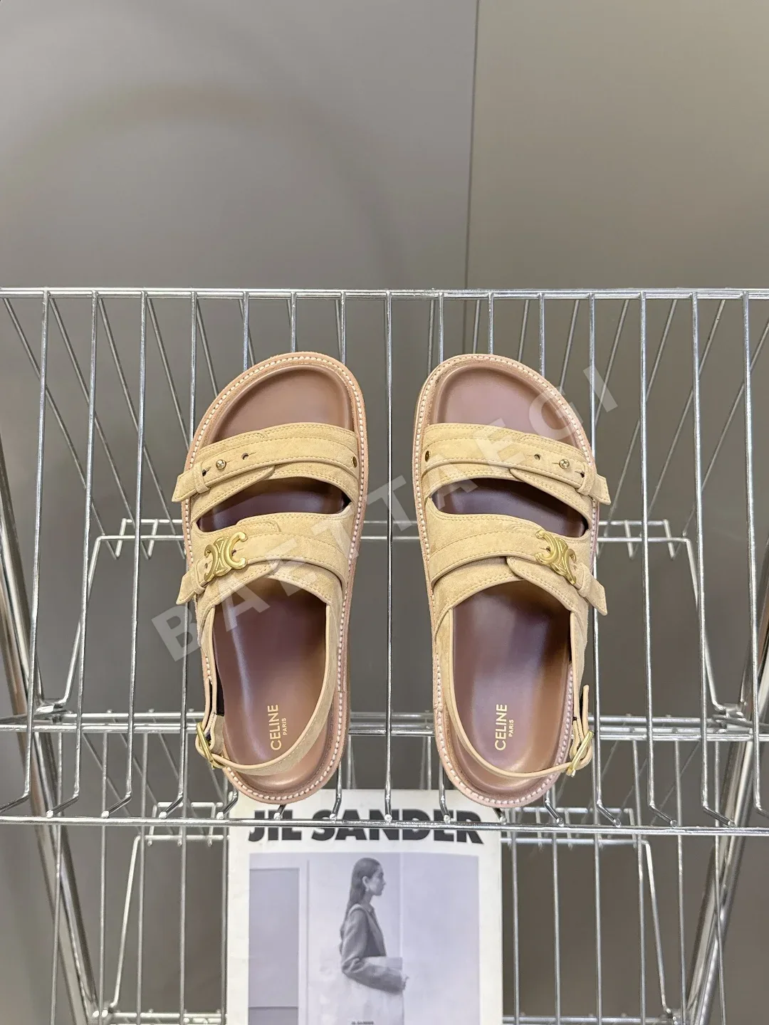 셀린느 빈티지 수입 소가죽 샌들 상세 이미지 6
