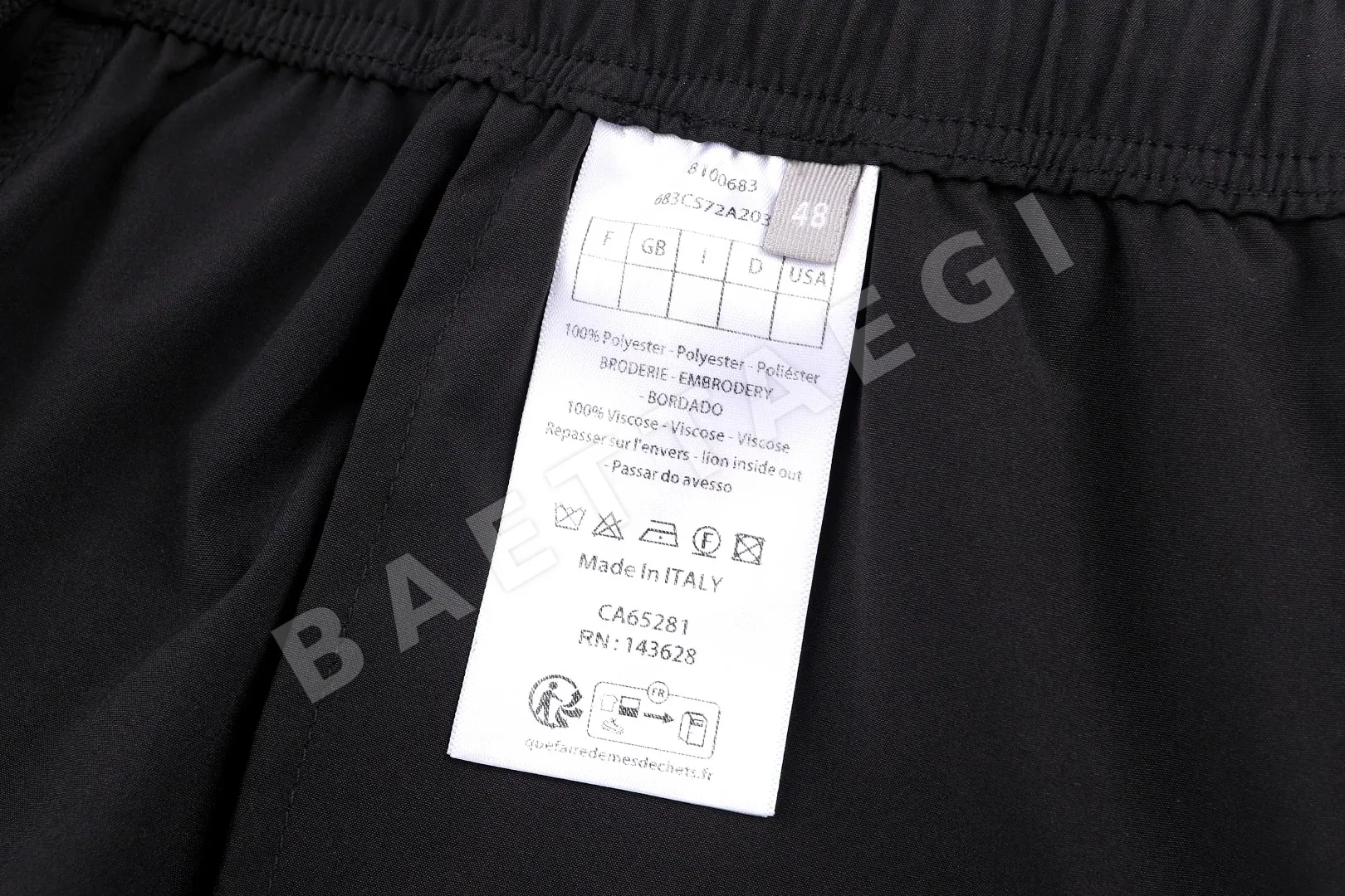 디올 도어 사이드 지퍼 포켓 레터 자수 반바지 상세 이미지 9