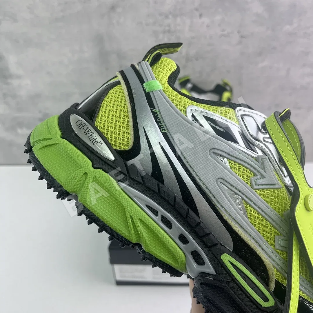 오프화이트 비 라이트 백 202386 Off White Be Right Back Silver Green Fluo 상세 이미지 3