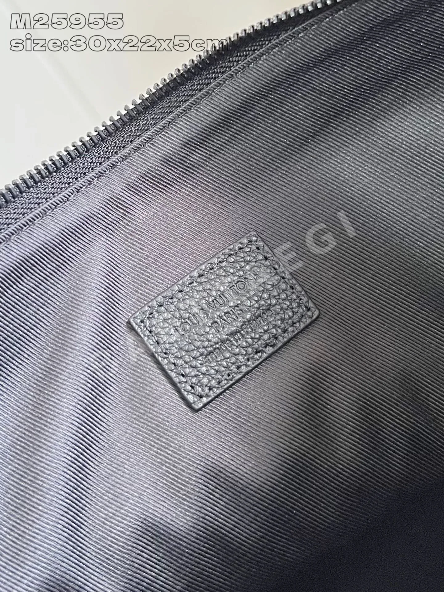 루이비통 테이크오프 왁스 린넨 송아지가죽 파우치 M25955 상세 이미지 10
