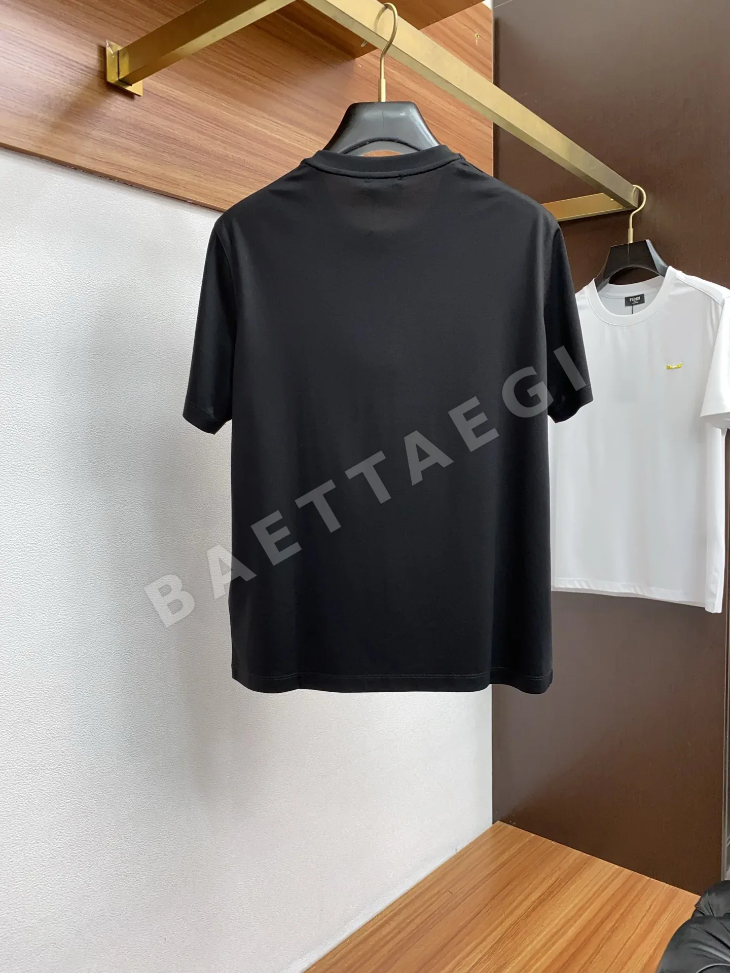 펜디 로고 코튼 라운드넥 반팔티셔츠 1822 상세 이미지 9
