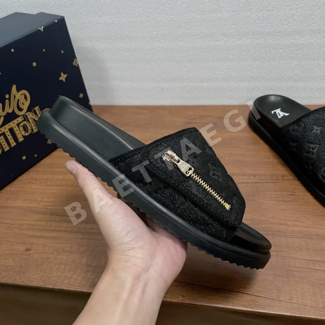 루이비통 모노그램 데님 남성 샌들 상세 이미지 4
