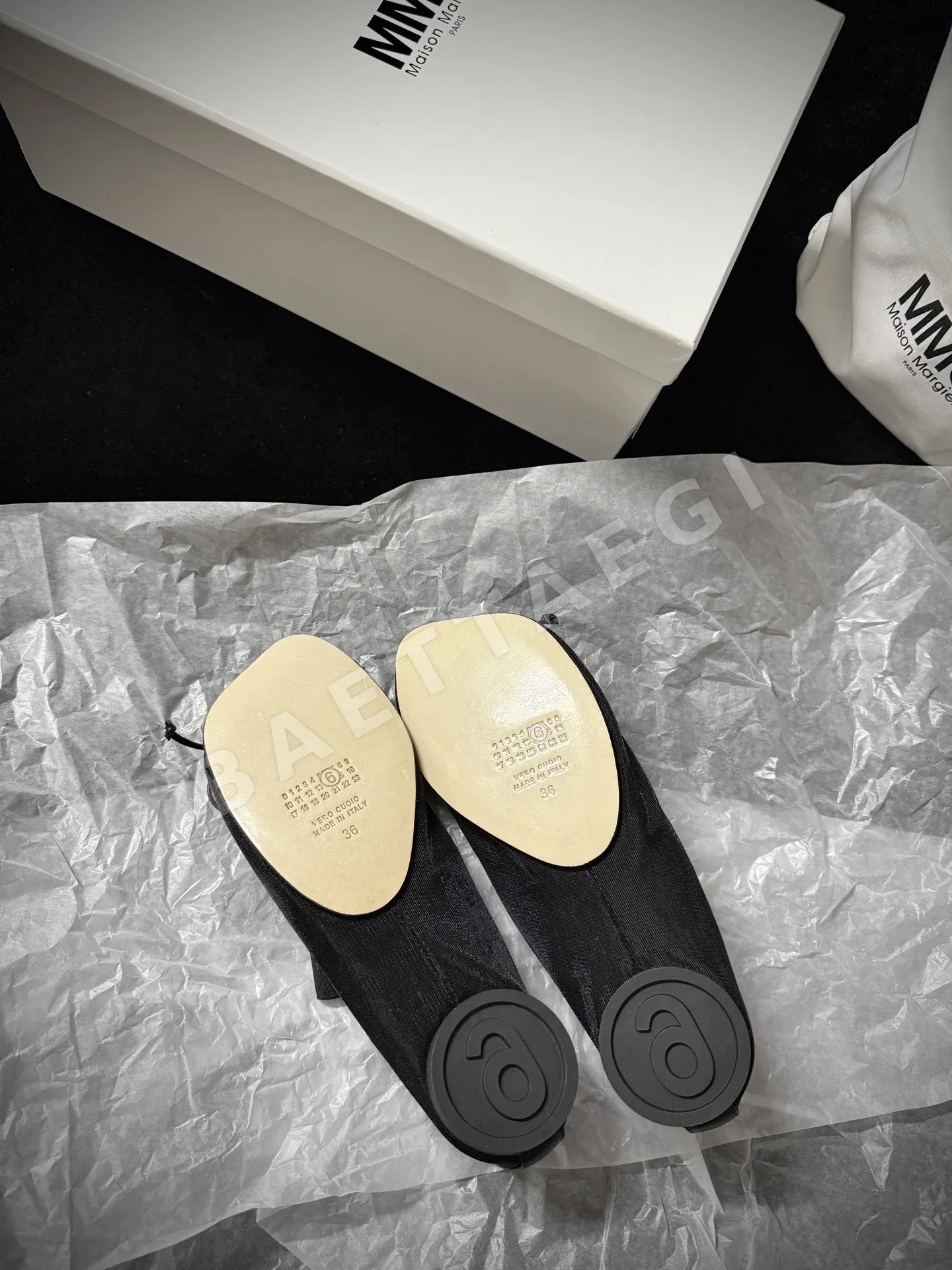 마르지엘라 새틴 리본 발레 플랫 9173 상세 이미지 9