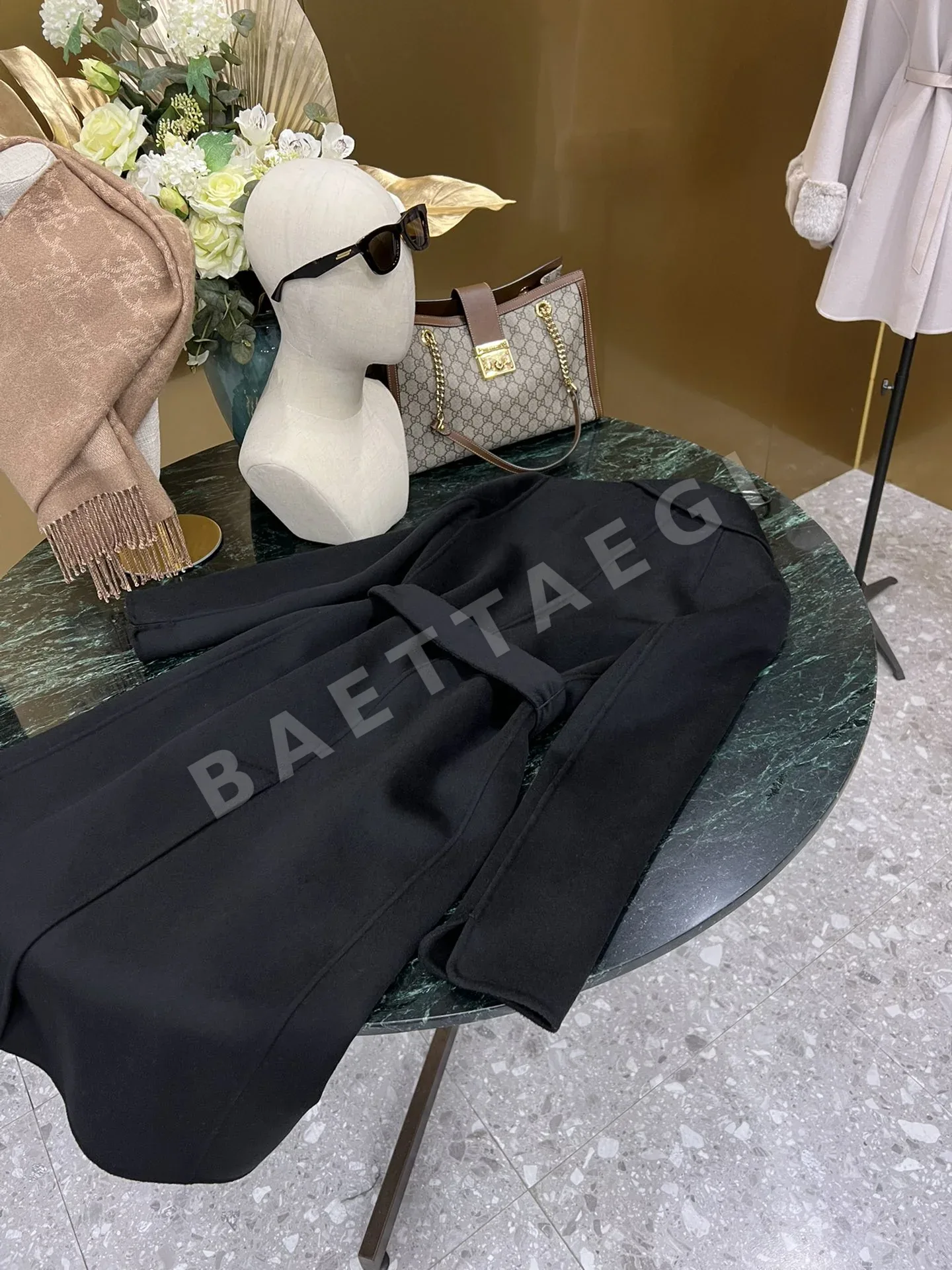 막스마라 폴린 여성 롱 코트 자켓 상세 이미지 3
