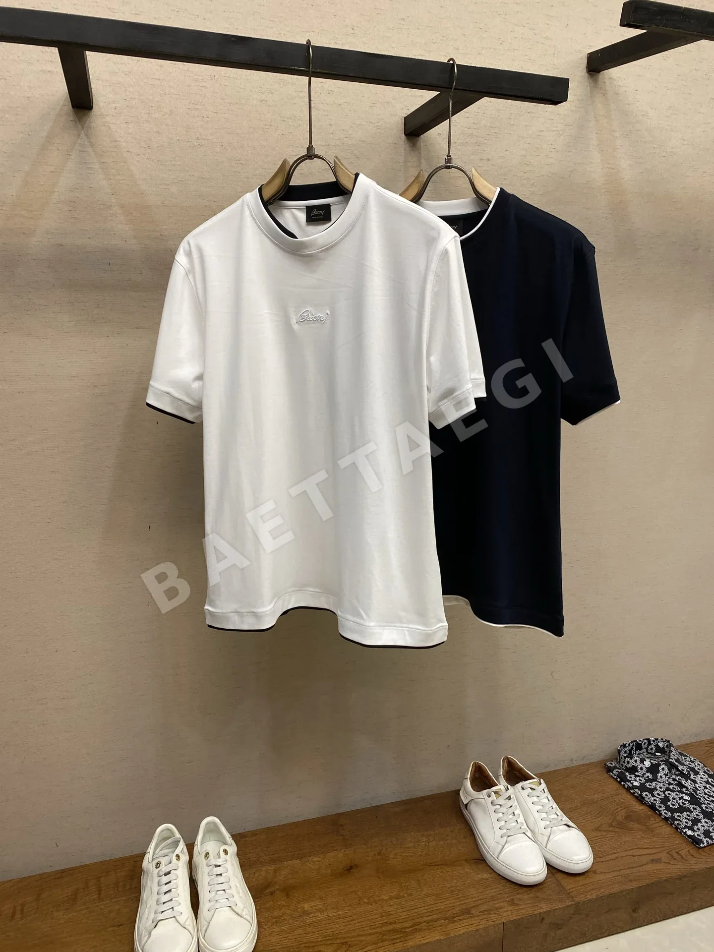 브리오니 남성 반팔 상세 이미지 3